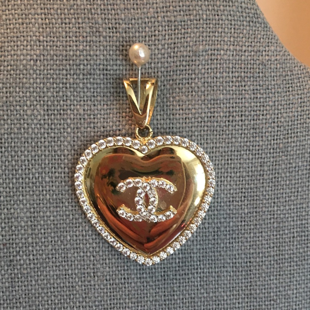 14k Yellow Gold Heart Pendant